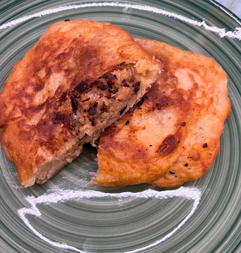 Káposztás lángos egyedi kép
